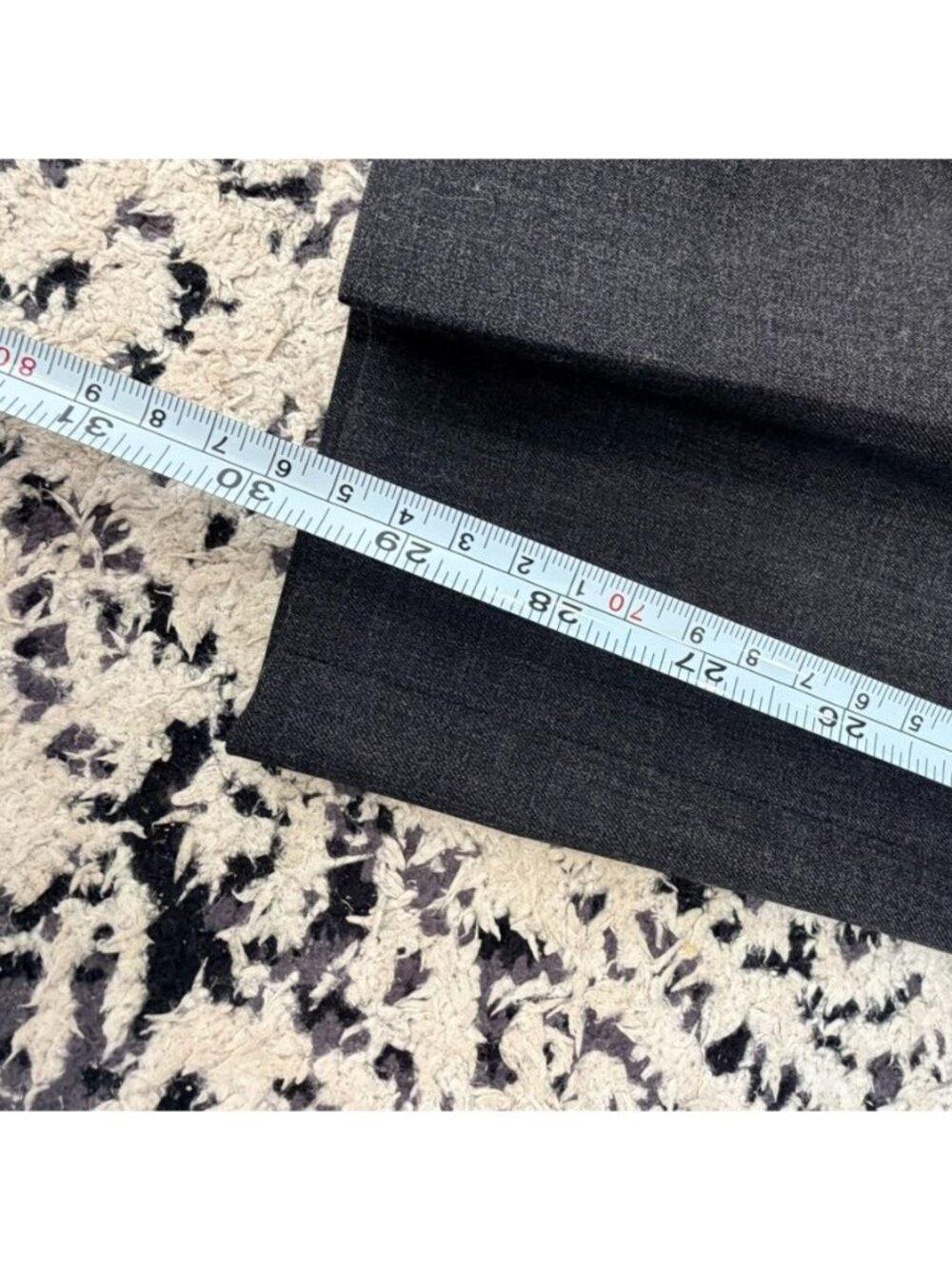 Lafayette 148 New York Irving Gray Wool Blend Dress Pants Women's Size 8 H86 - Picture 14 of 15